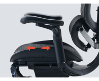 Sihoo DORO C300 PRO V2 czarny z podnóżkiem - 1598806 - zdjęcie 5